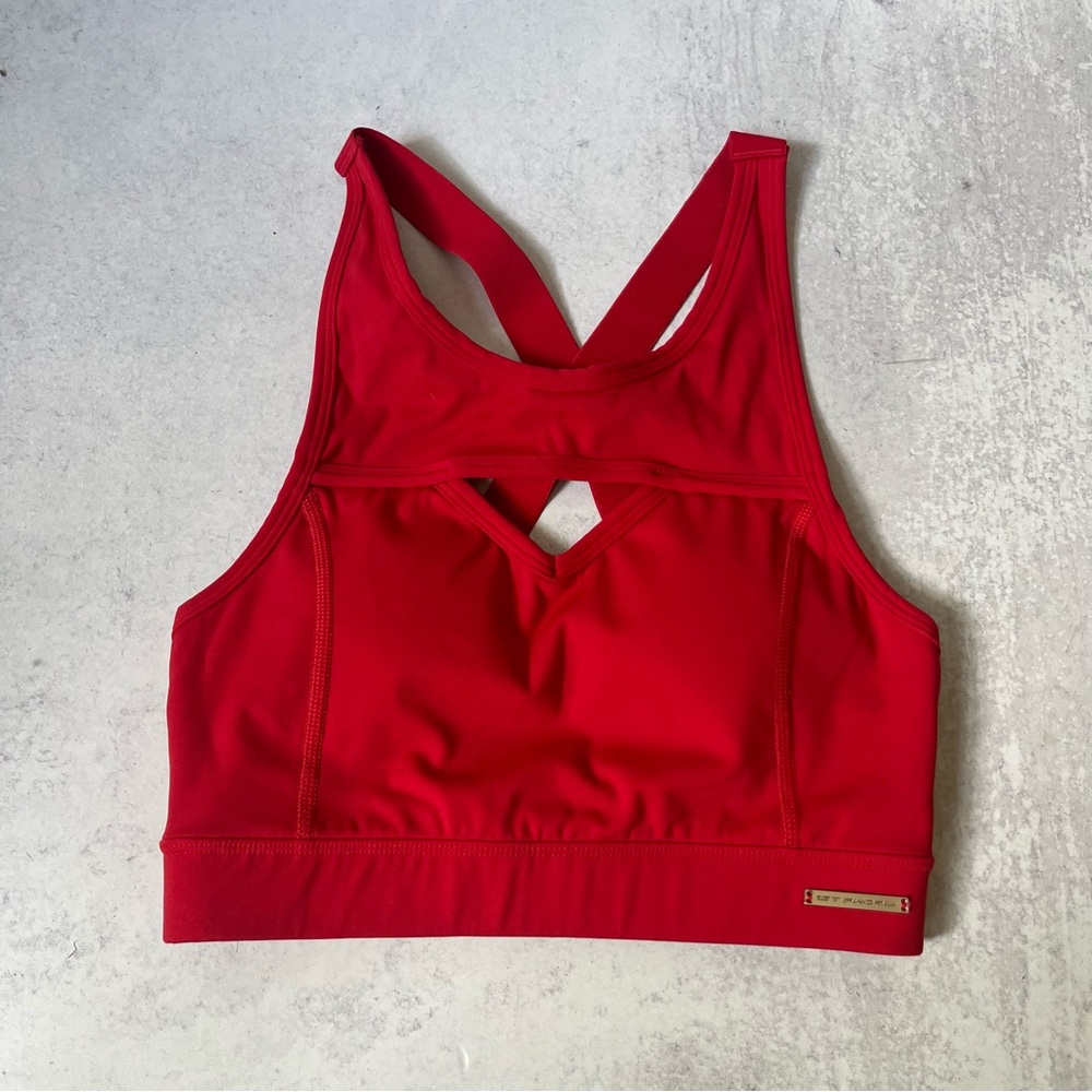 1st Phorm Red Sports Bra XS - Picture 2 of 5